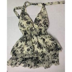 Y2K Backless Long Halter Top